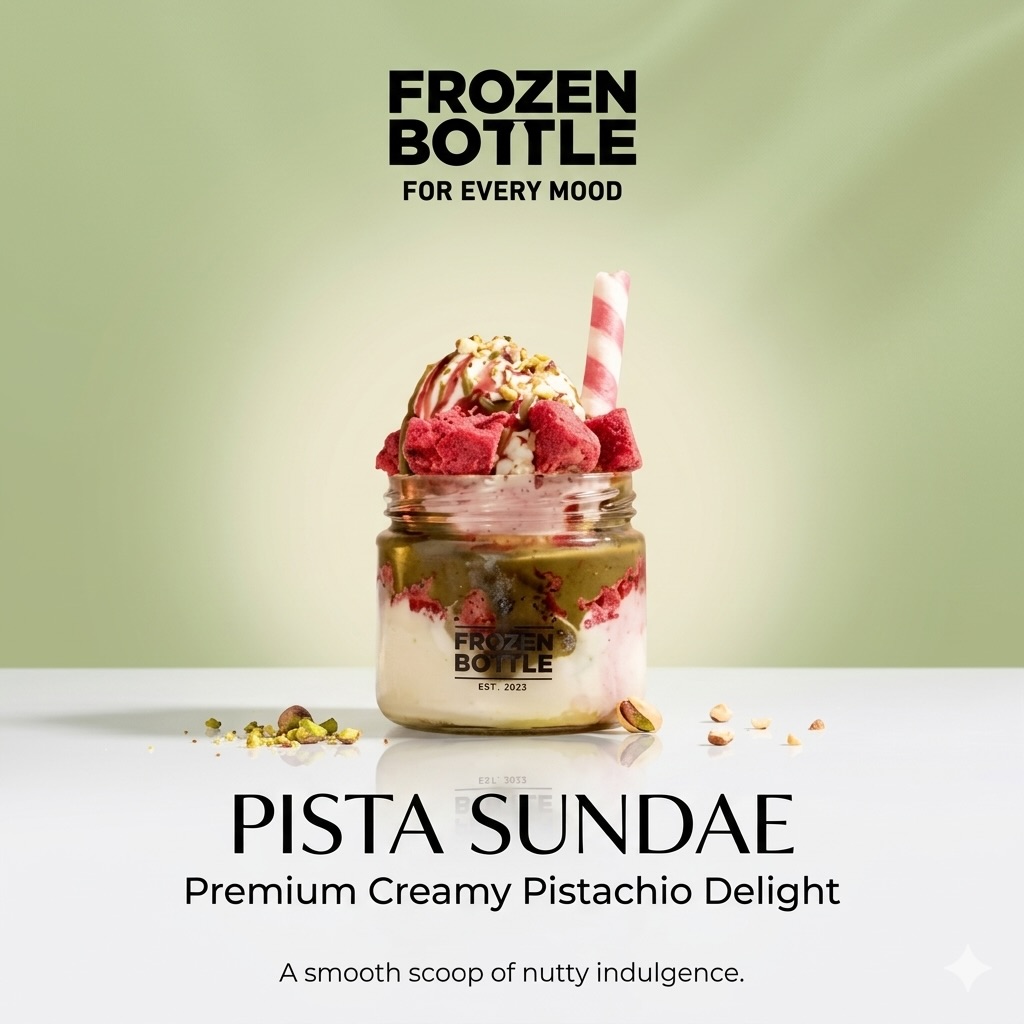 Pista Sundae creative for Frozen Bottle